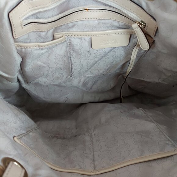 Michael Michael Kors gold signature tote curved shoulder bag - Picture 10 of 11